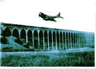 viaduct and mosquito plane